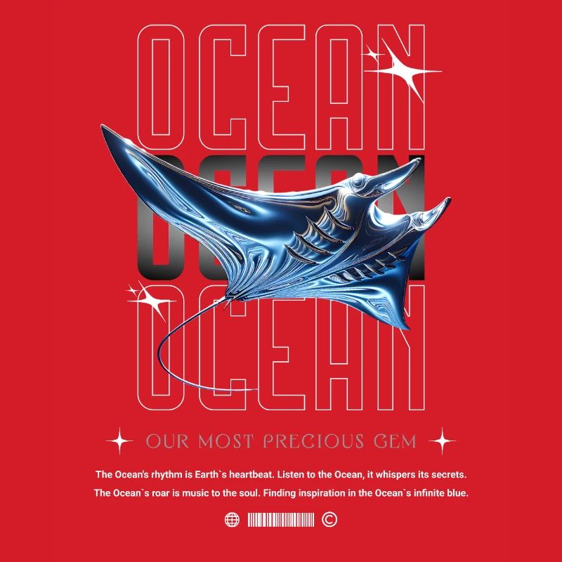 Ocean Manta Kostbarer Schatz