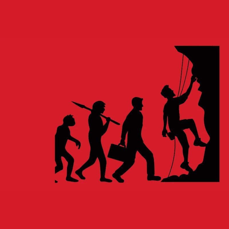 évolution évolution née raide paroi monte