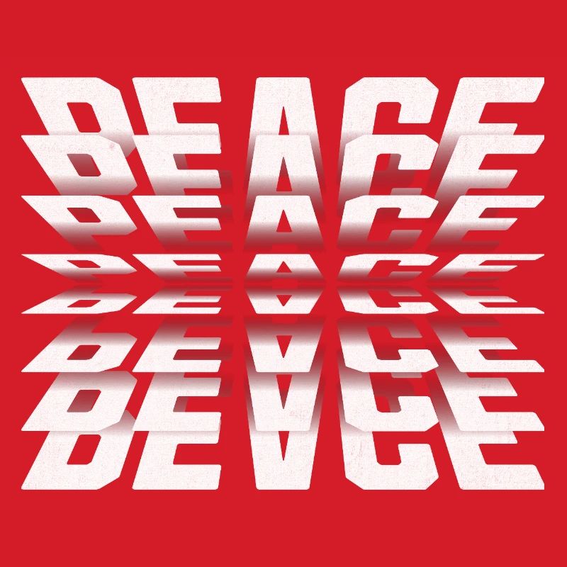 Mirror Peace Typography