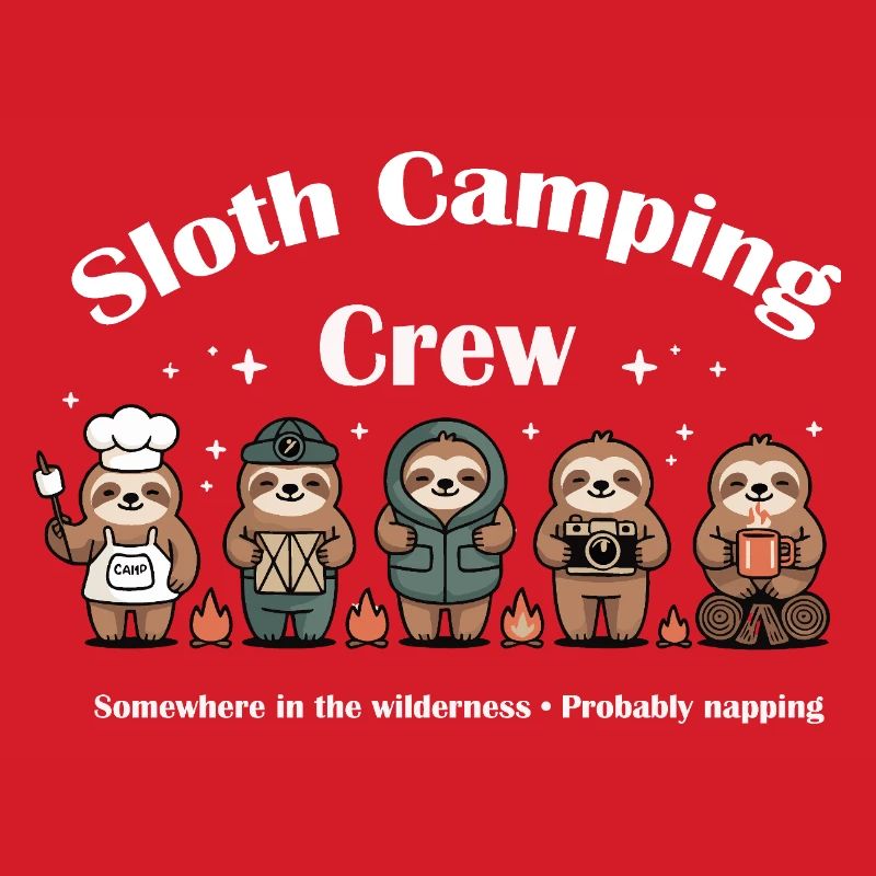 Sloth Camping Crew
