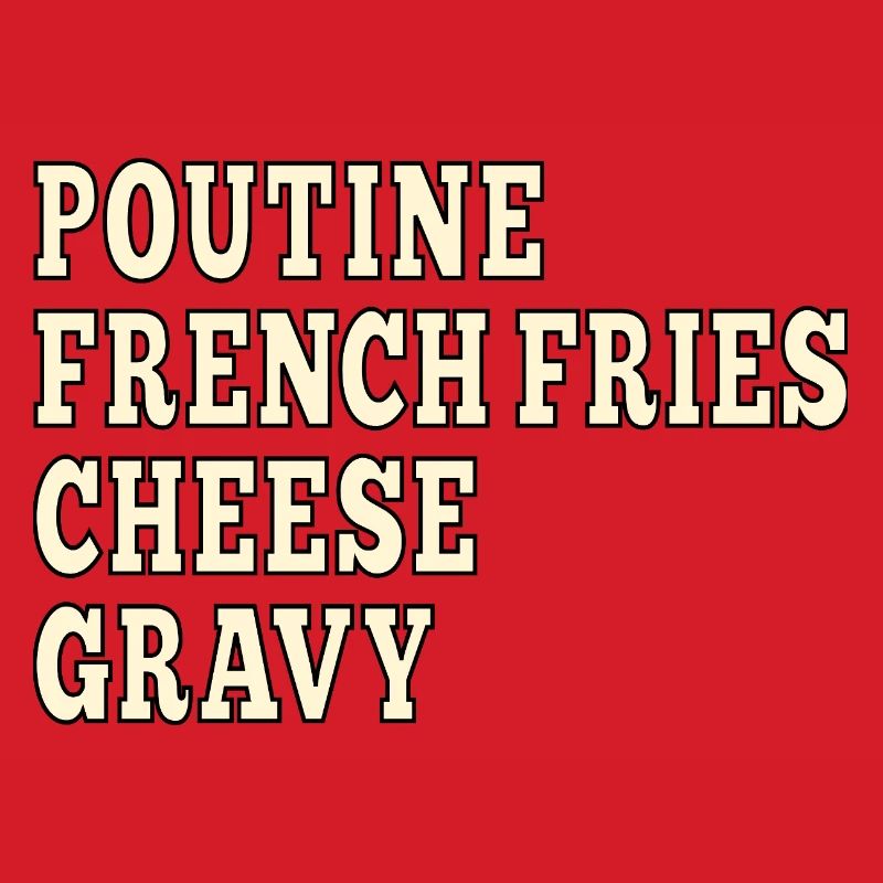 Poutine de restauration rapide canadienne