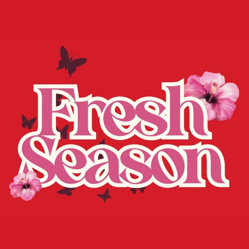 Fraîche Saison Floral Script