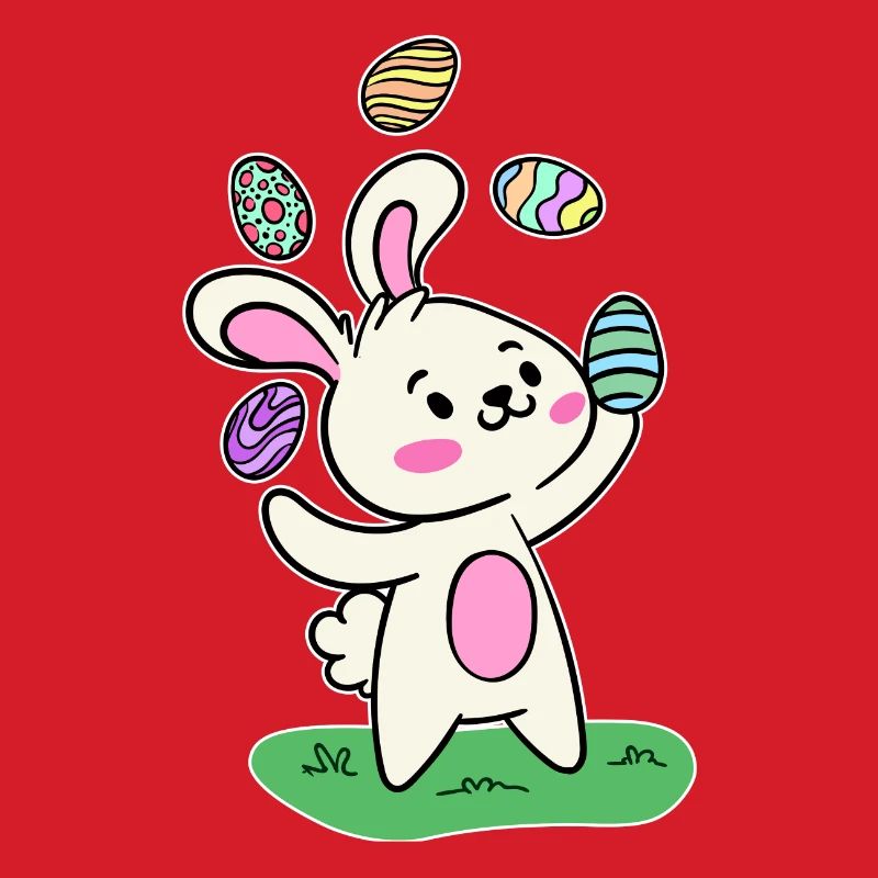 Easter bunny Easter bunny Easter eggs Happy Easter