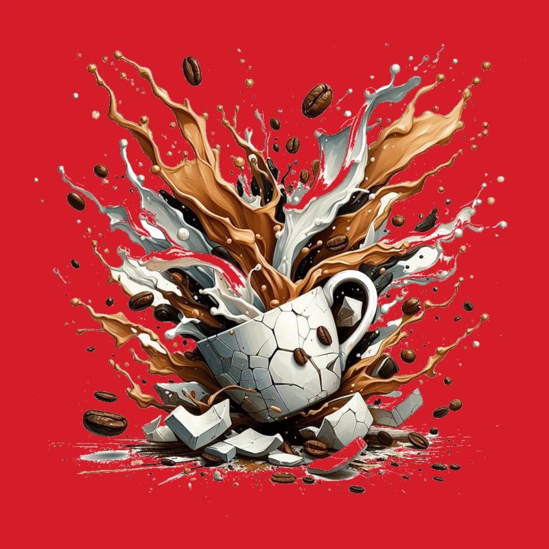 Exploded Coffee - 100% Caffeine