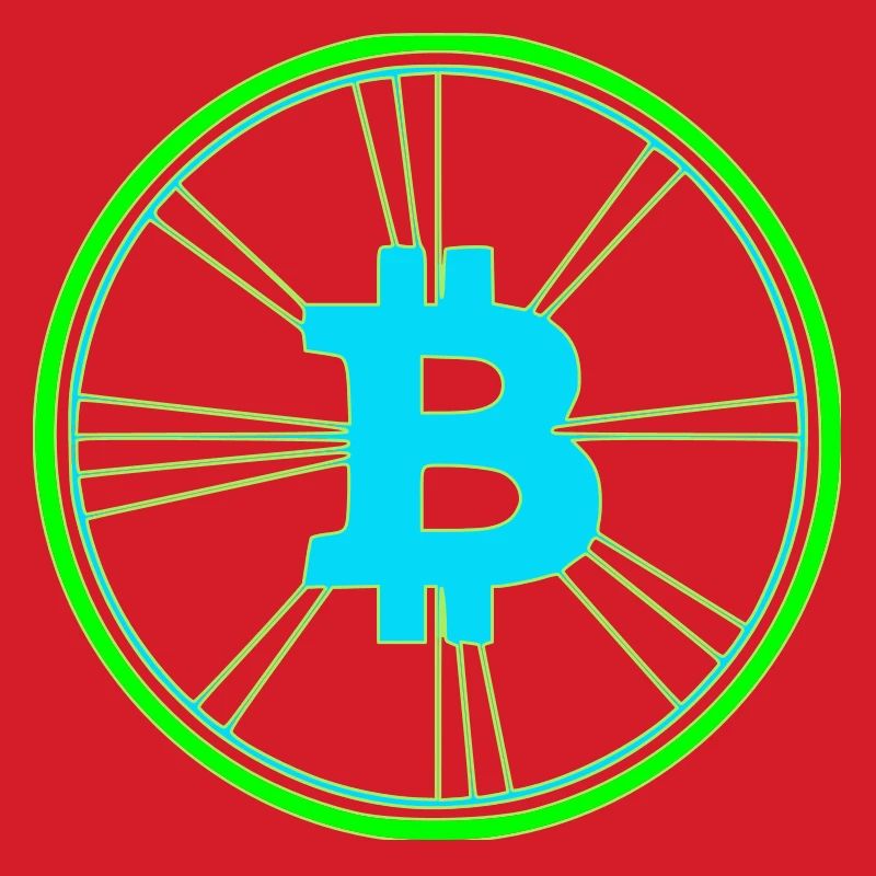 Bitcoin Wireframe Speed Future Vector
