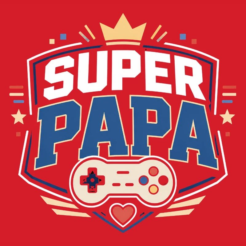 Super Papa Gaming Schild