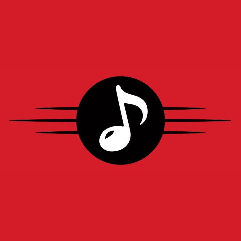 Musiknote Symbol Linie