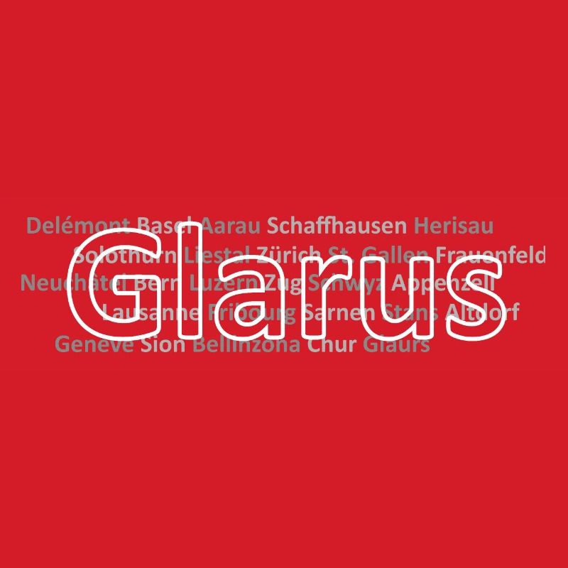 Schweizer Städte Glarus
