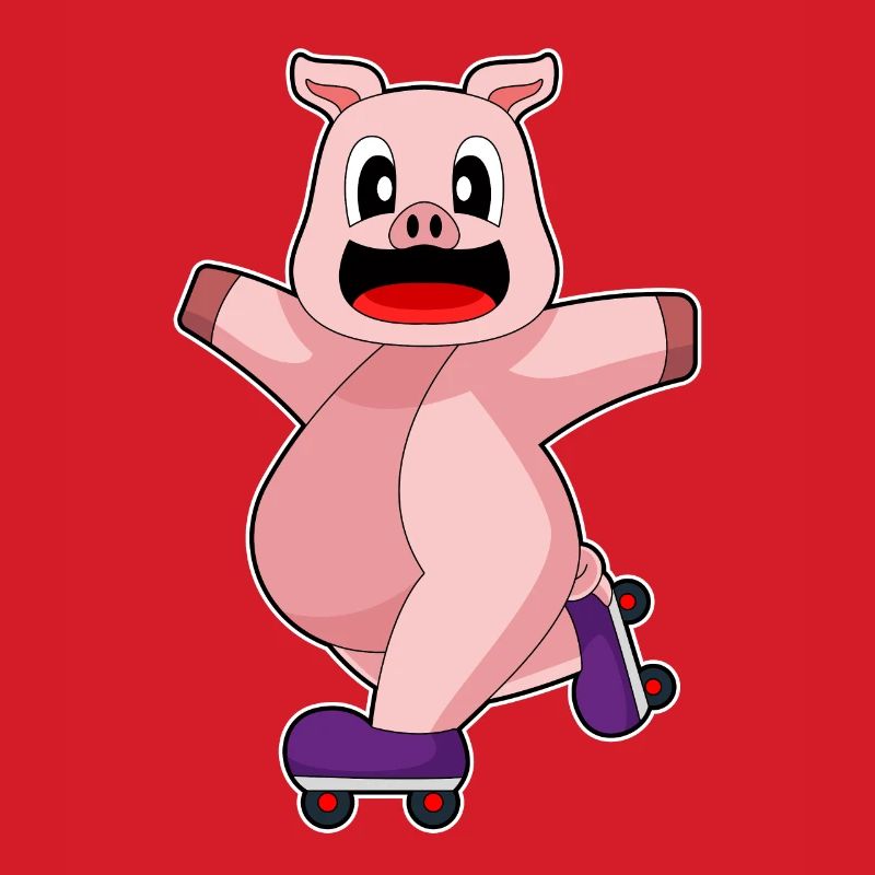 Pig Inline skating roller skates