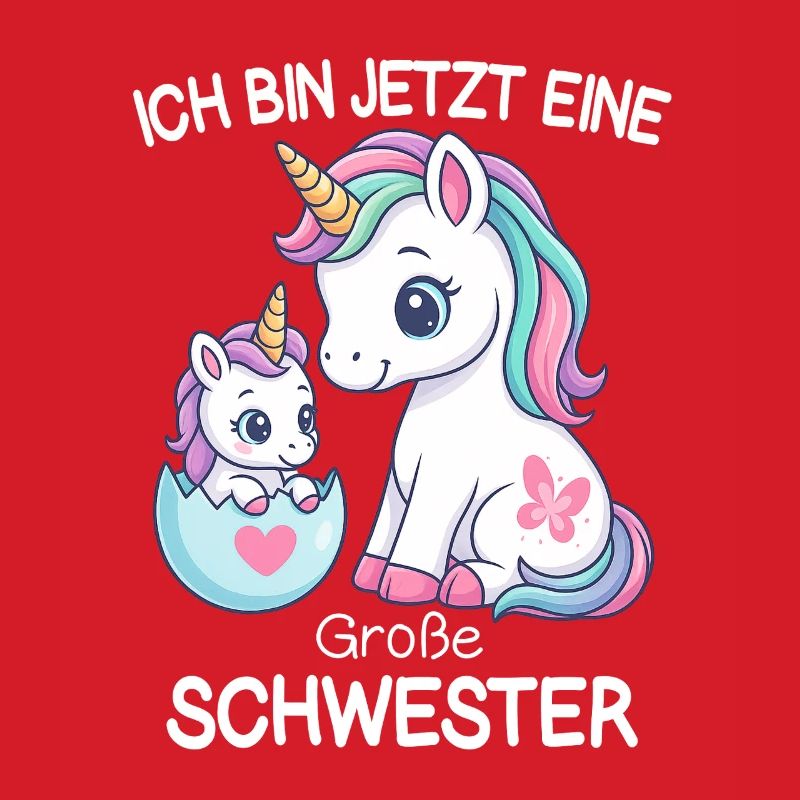 Ich bin jetzt eine große Schwester Einhorn