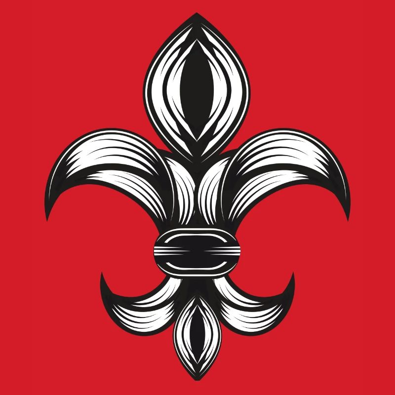 iris stylisé - Fleur-de-Lys