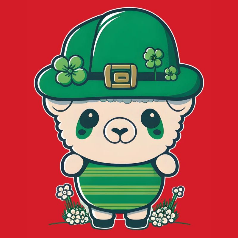 Sharp avec un chapeau vert et des trèfles