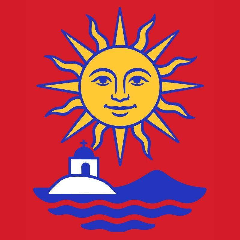 Grèce Soleil : Soleil, Eau, Chapelle