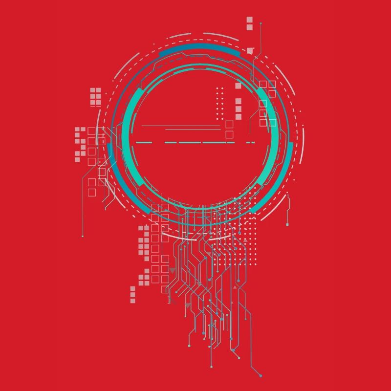 cpu pc nerd spaceship sci-fi core board lol cod