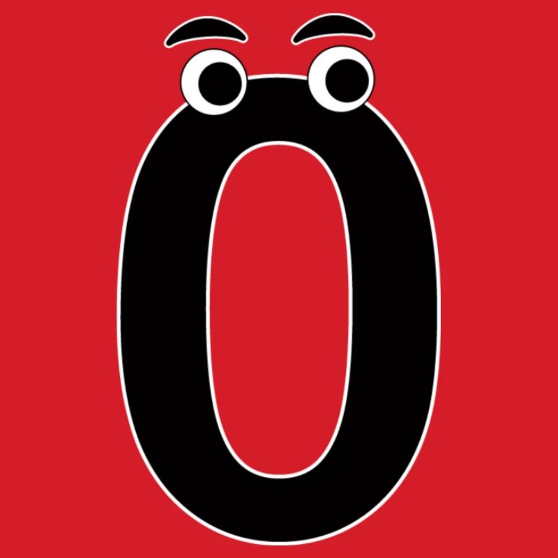 Number Zero 0 Kids Birthday Learn Math