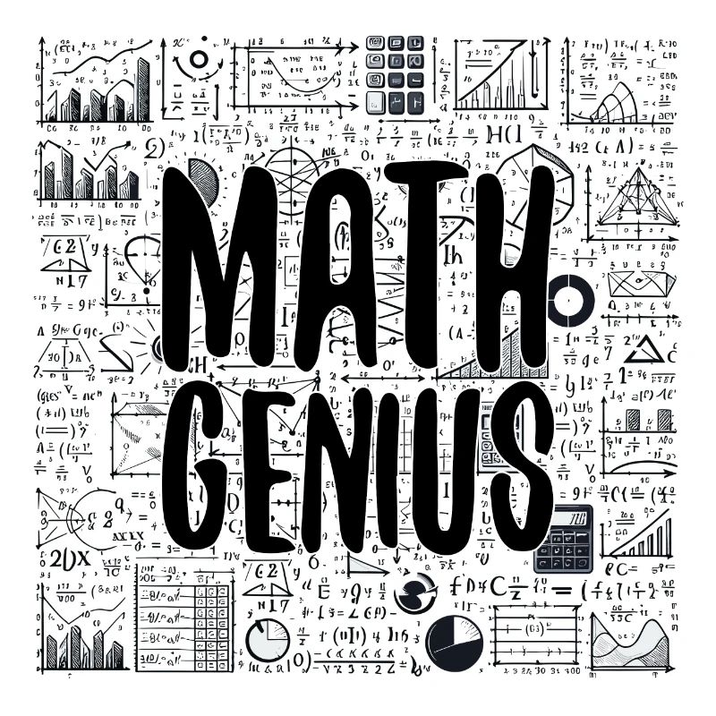 Math Genius Math Genius Math cadeau