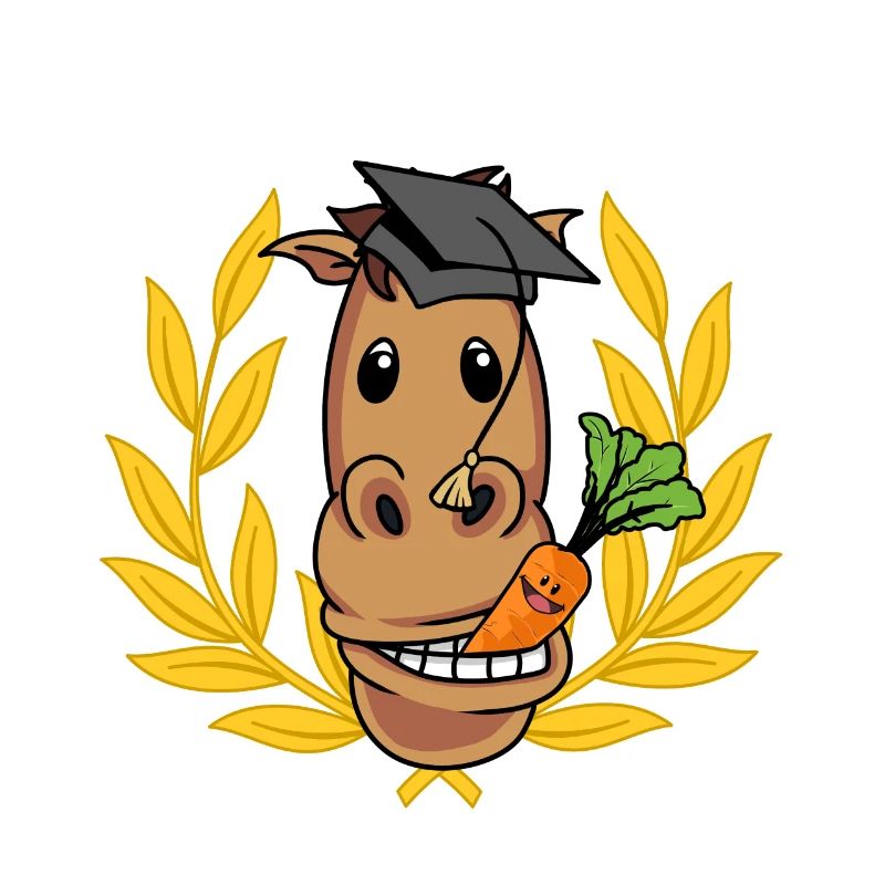 Studied horse Professor Study Uni Reiter Abi