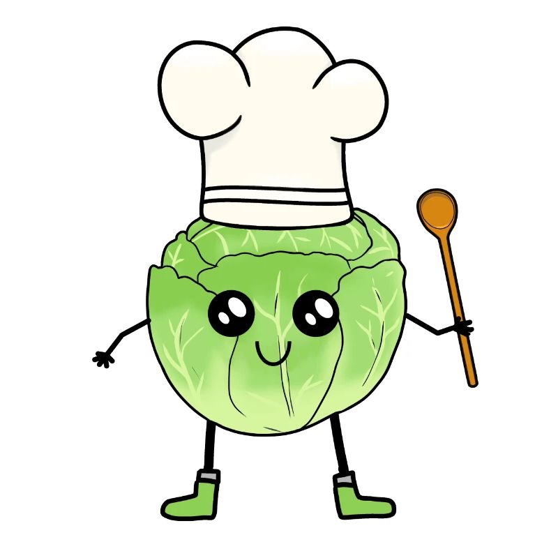Cabbage Head Cooking Spoon Vegetable Hobby Cook