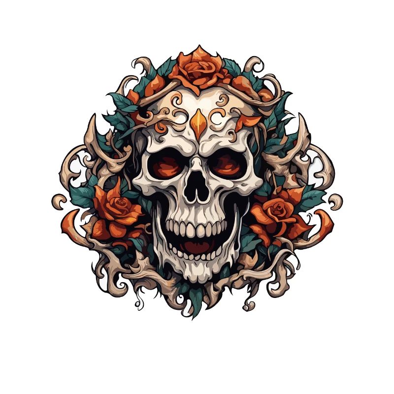 Skull / skull / skeleton / gothic / tattoo