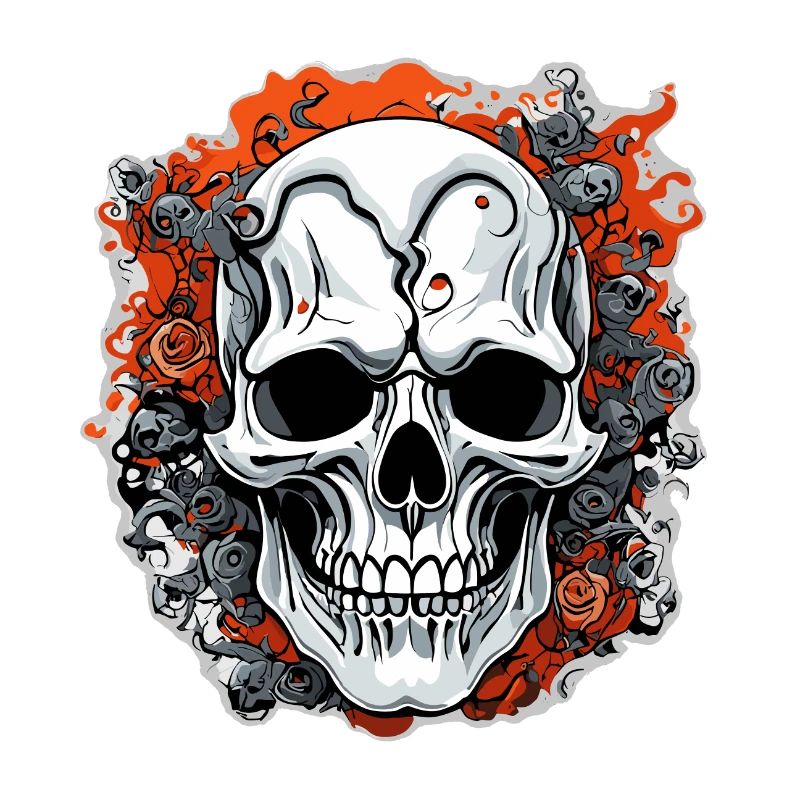Skull / Skull / Skeleton / Gothic / Tattoo