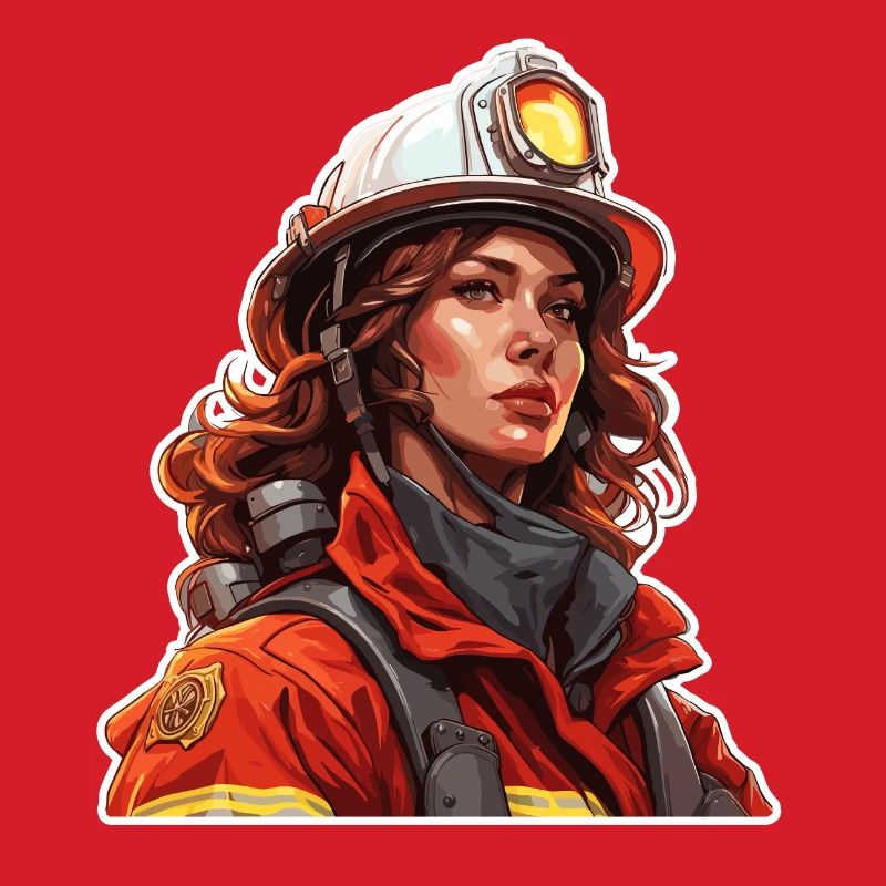 Firefighter / Fire / Fire / Extinguish / Heroine