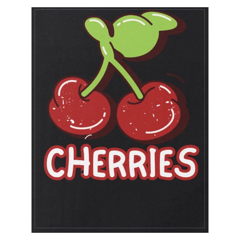 Cherry Duo Retro-Abzeichen