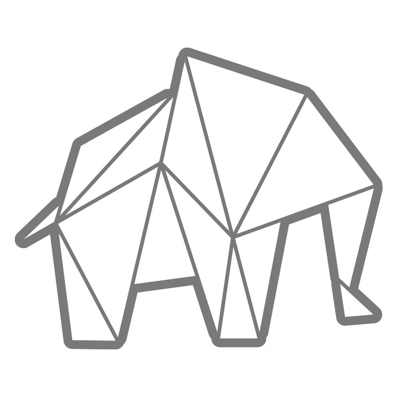Origami: sanfter Riese (Elefant)