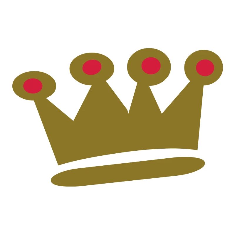 Krone mit Rubinen