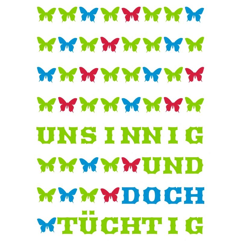 cadeau compétent absurde disant papillon