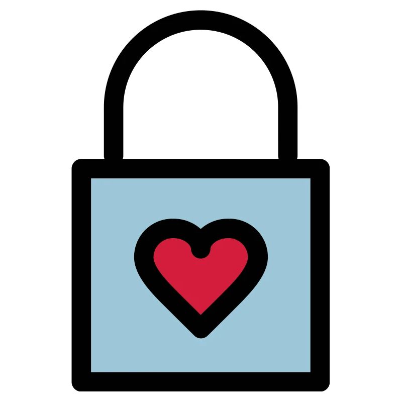 Cadenas, serrure d'amour