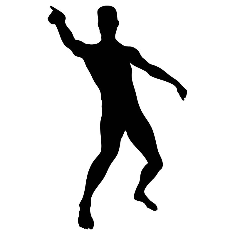 Man body Silhouette vector design