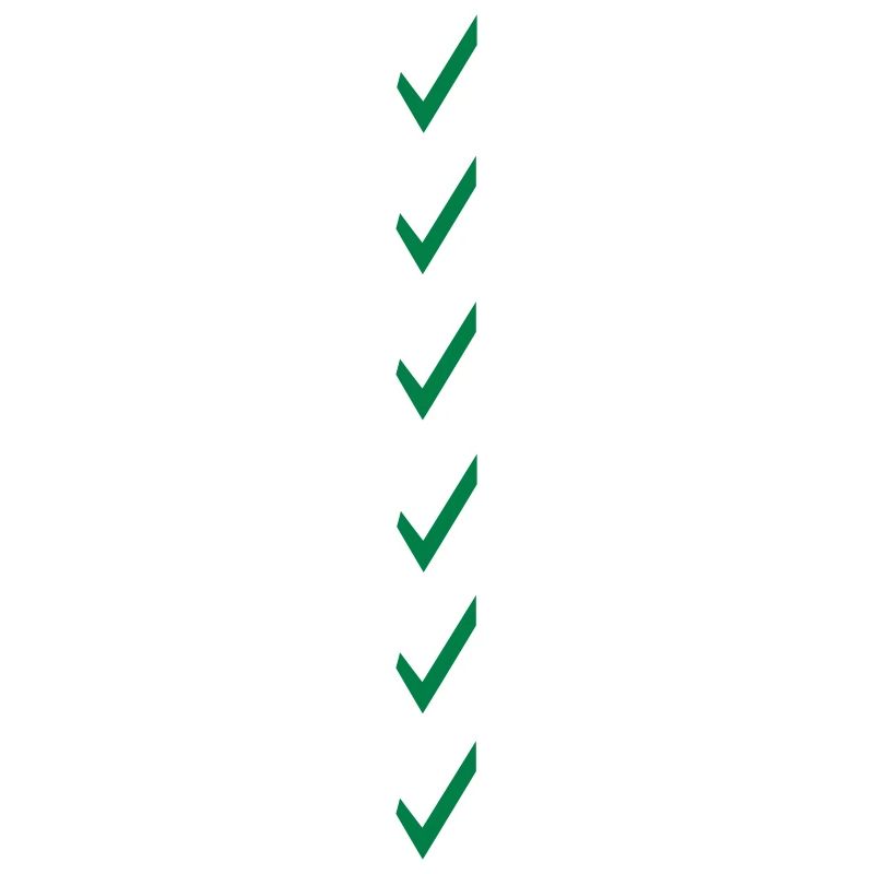 Checkliste Häkchen