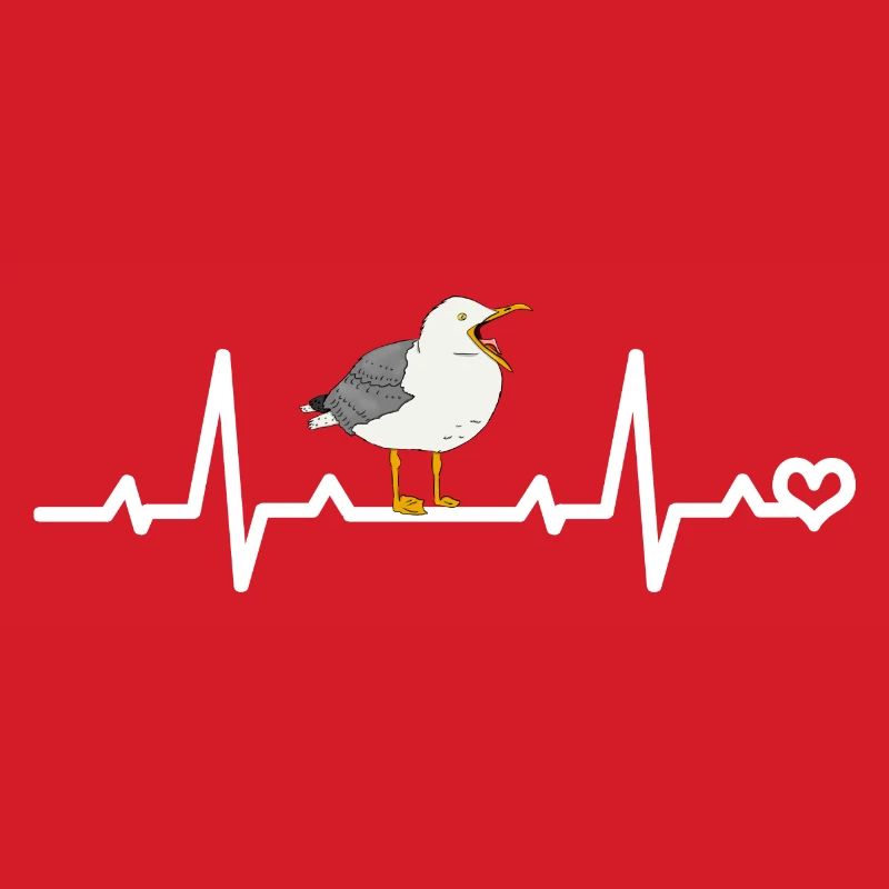 Möwe Herzfrequenz EKG