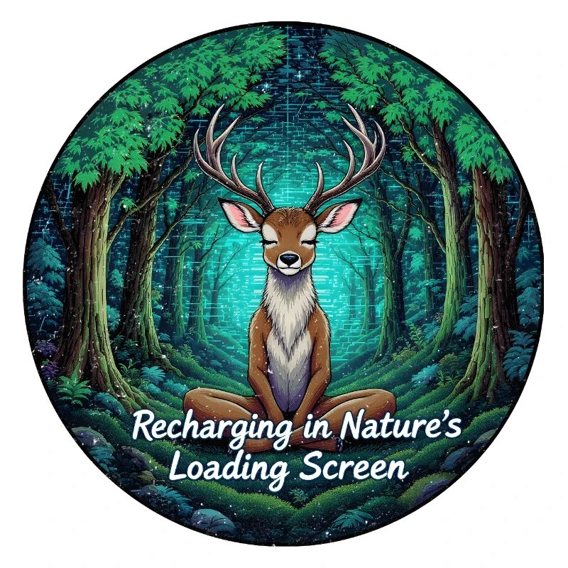 Mystic Forest Deer with Loading Screen