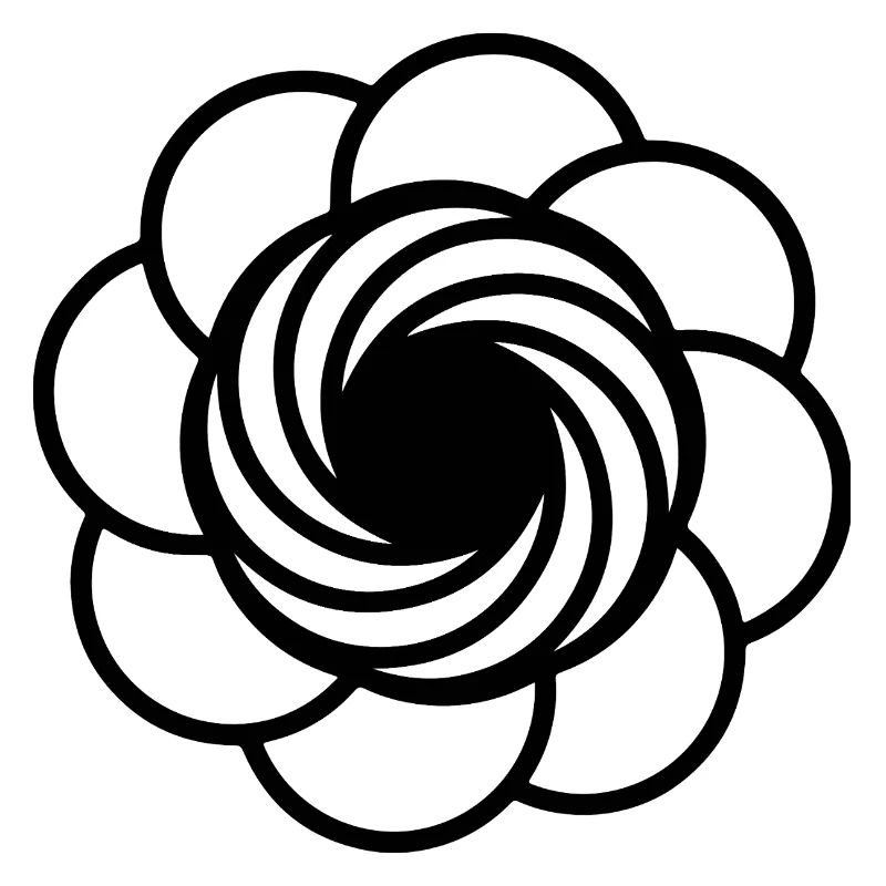 Cosmic Vortex Flower