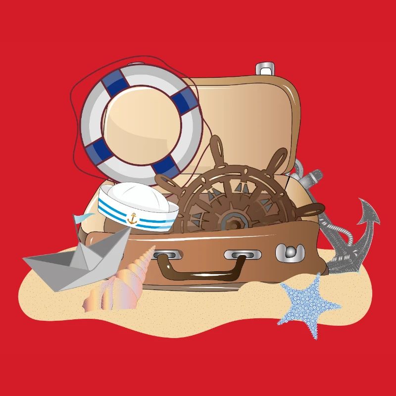 Maritimer Koffer – Nautisches Urlaubsdesign