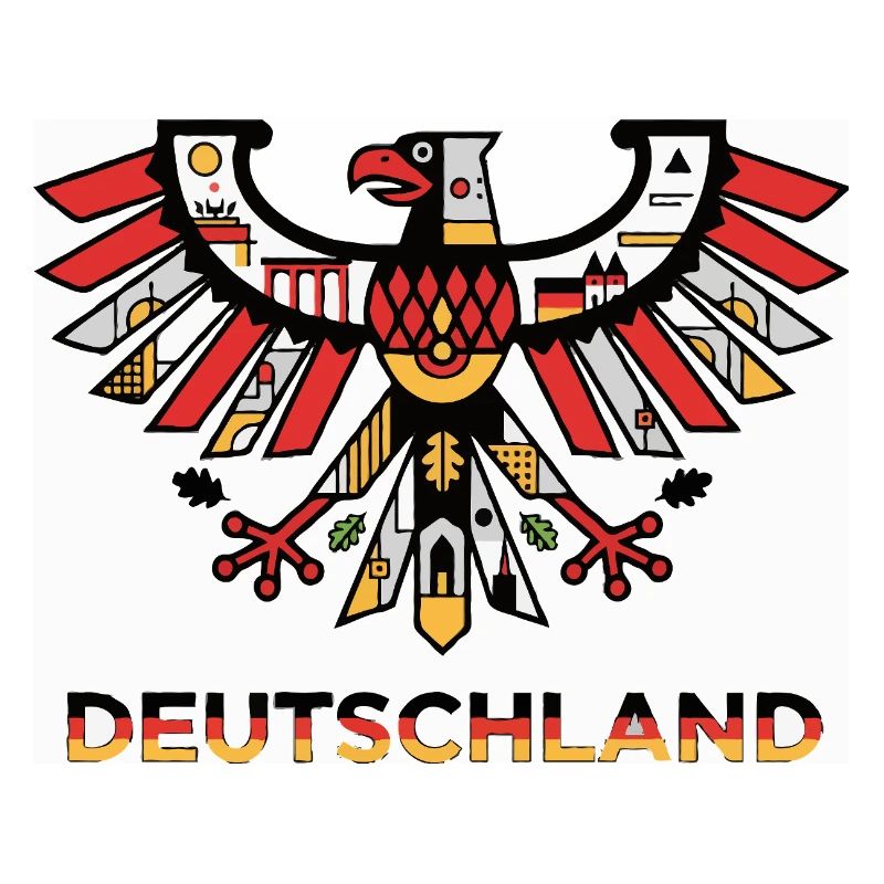German Eagle Flag Motif