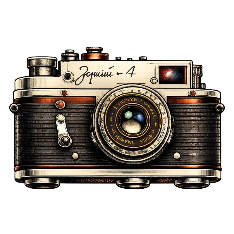 Vintage Camera Illustration Tee