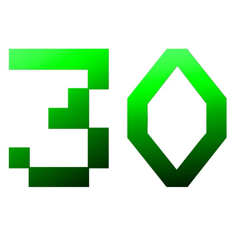 schenken, 30 Pixelig