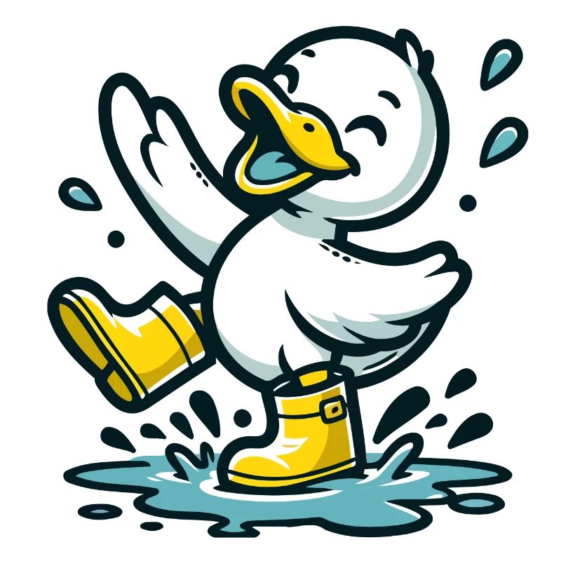 Splashy Quacker : le canard qui saute dans les flaques d’eau