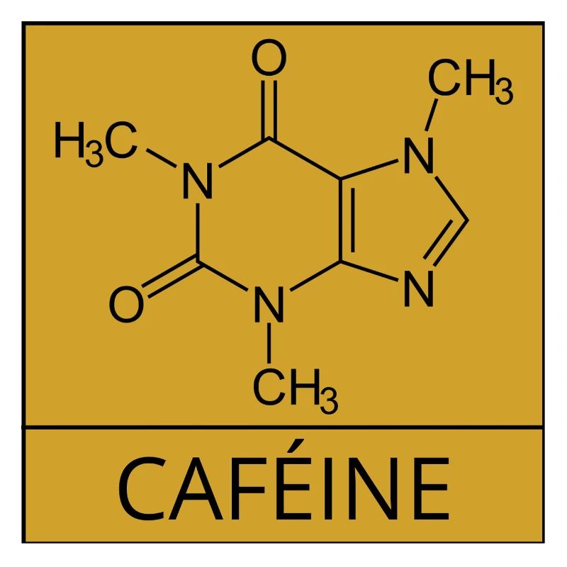 molécule de caféine