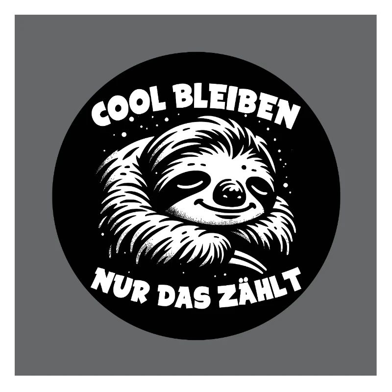 Faultier - immer cool bleiben - immer mit der Ruhe