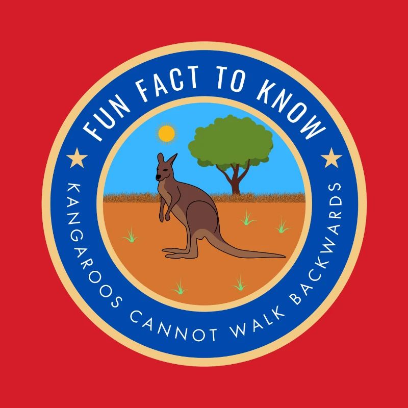 Kangaroos cannot walk backwards