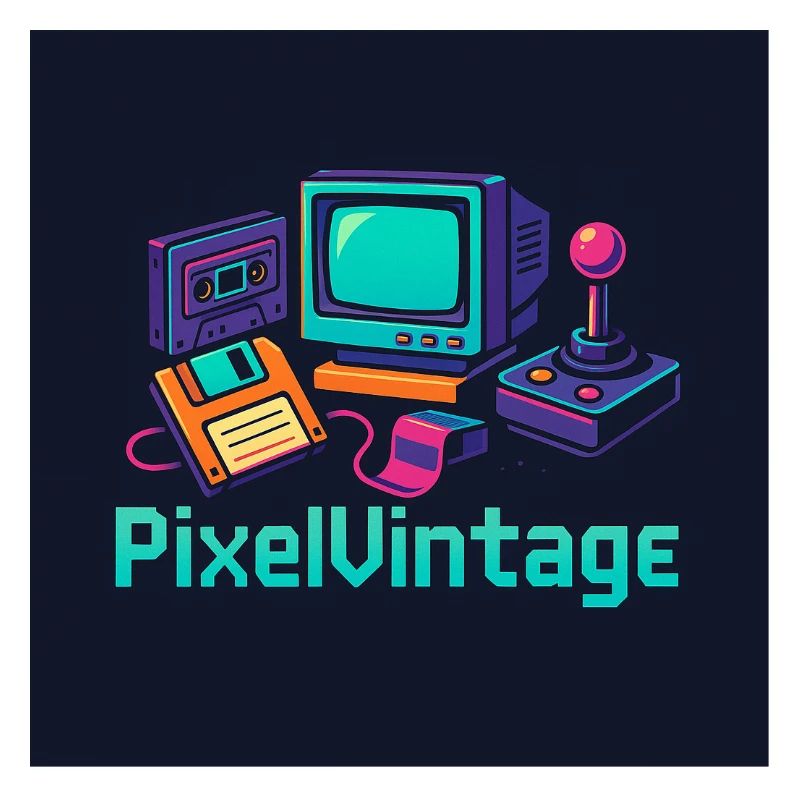 Retro-Computer und Pixel-Konsole