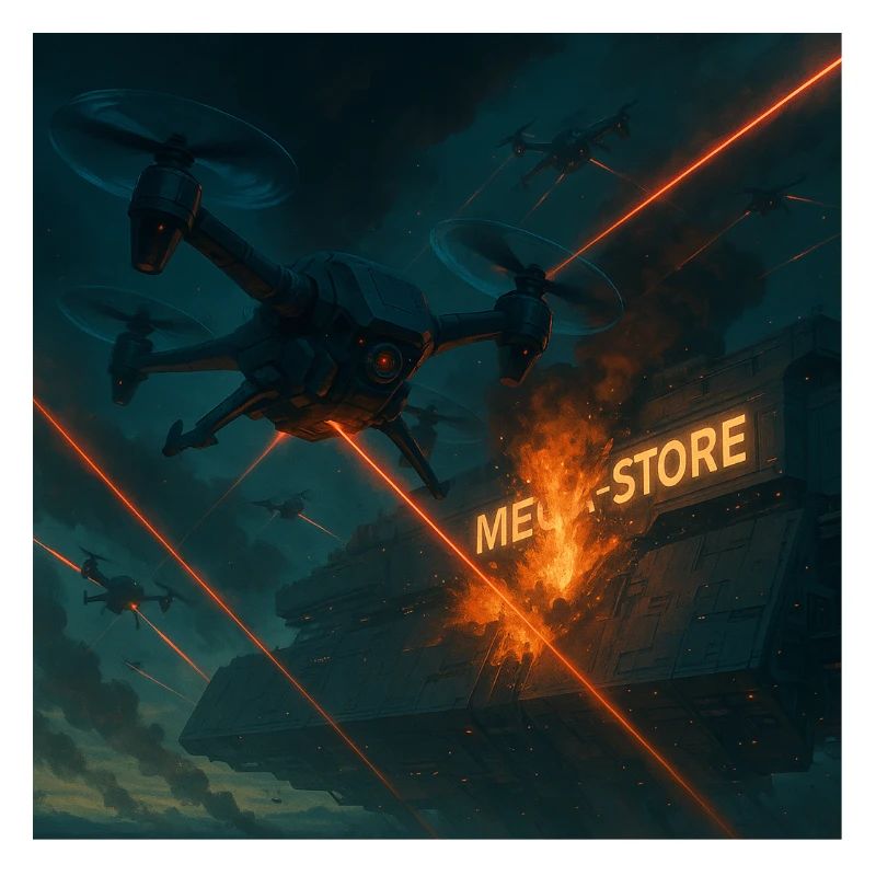 Futuristic Air Base Attack Image