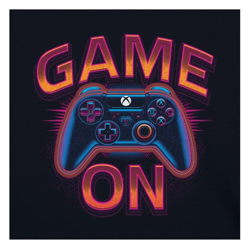 Leuchtender Gaming-Controller mit Neon-Design