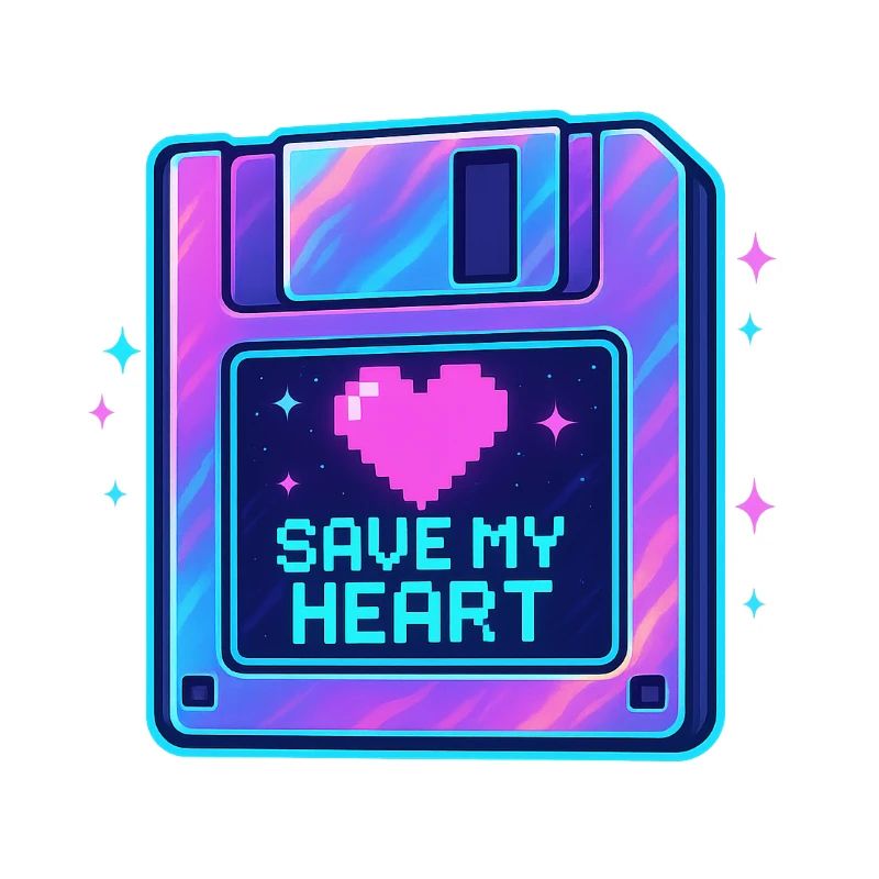 Pixel Heart Save My Heart