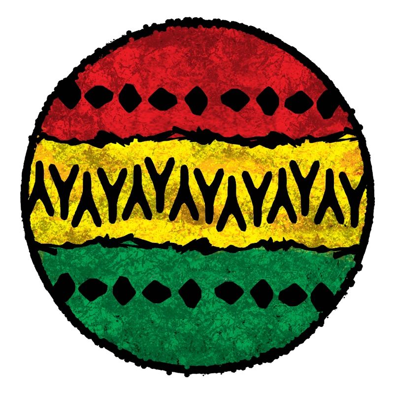 Colored Afro Design Cotton Cloth