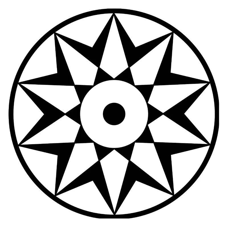 Celestial Decagram Mandala