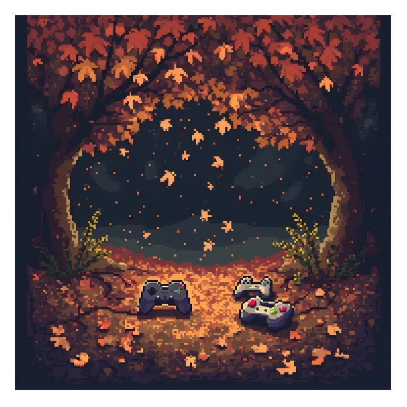 Pixel Feuilles d’automne
